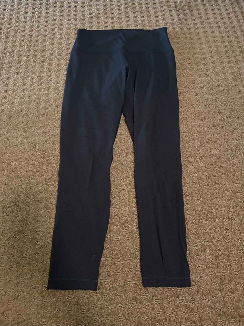 Lululemon Black Leggings with Waistband Detail
